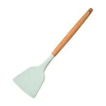 Utensilios de cocina de silicona, espátula, raspador de cocina, pala ancha para Pizza, herramienta de cocina antiadherente, accesorios de cocina - Rosa - Ver 7