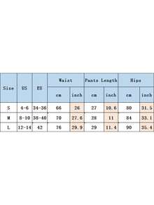 Women's Summer Shorts Slim Fit Casual Stylish Eyelet Design Low Rise Shorts for Daily Life - Negro - Ver 10
