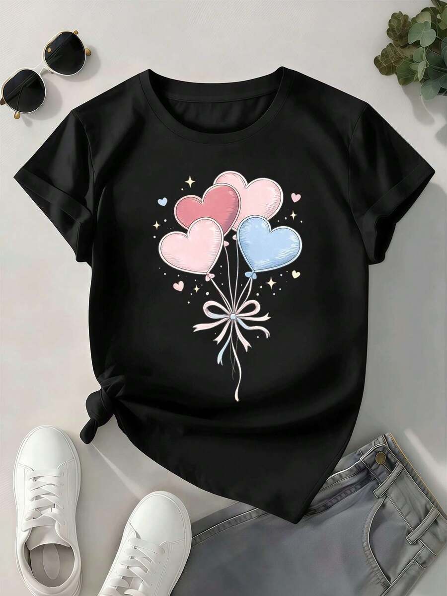 Women T-Shirts - Black - View 1
