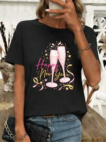 Women T-Shirts - Black - View 1