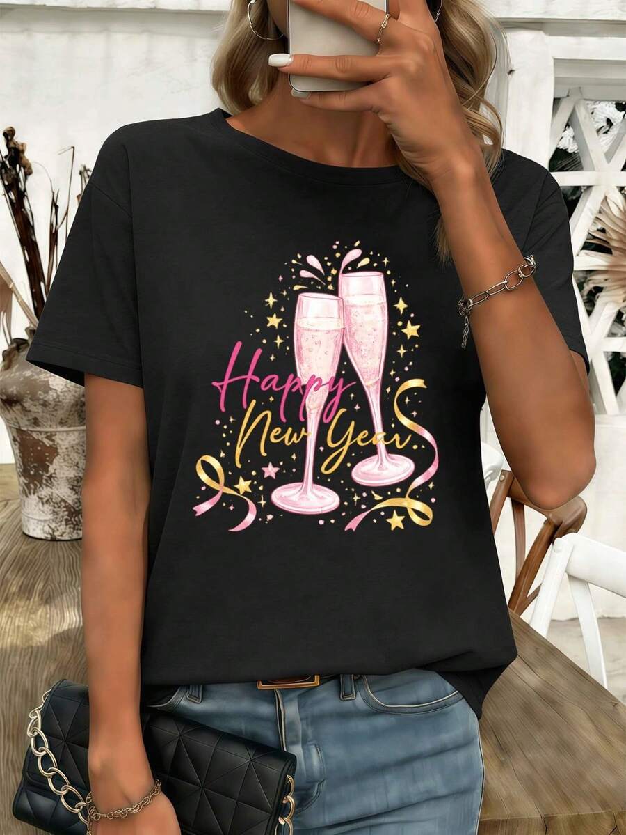 Women T-Shirts - Black - View 1