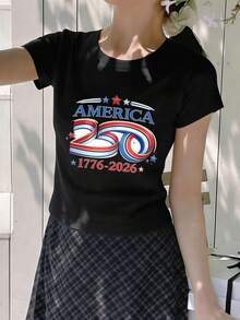 Women T-Shirts - Black - View 2