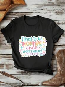 Women T-Shirts - Black - View 1