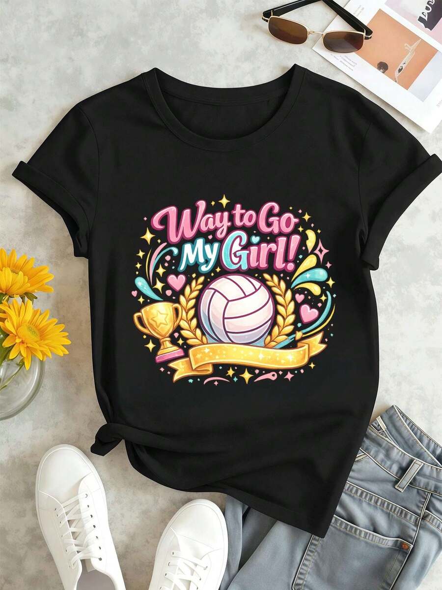 Women T-Shirts - Black - View 1