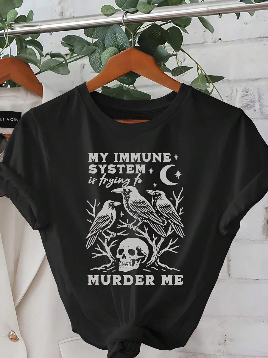 Women T-Shirts - Black - View 1