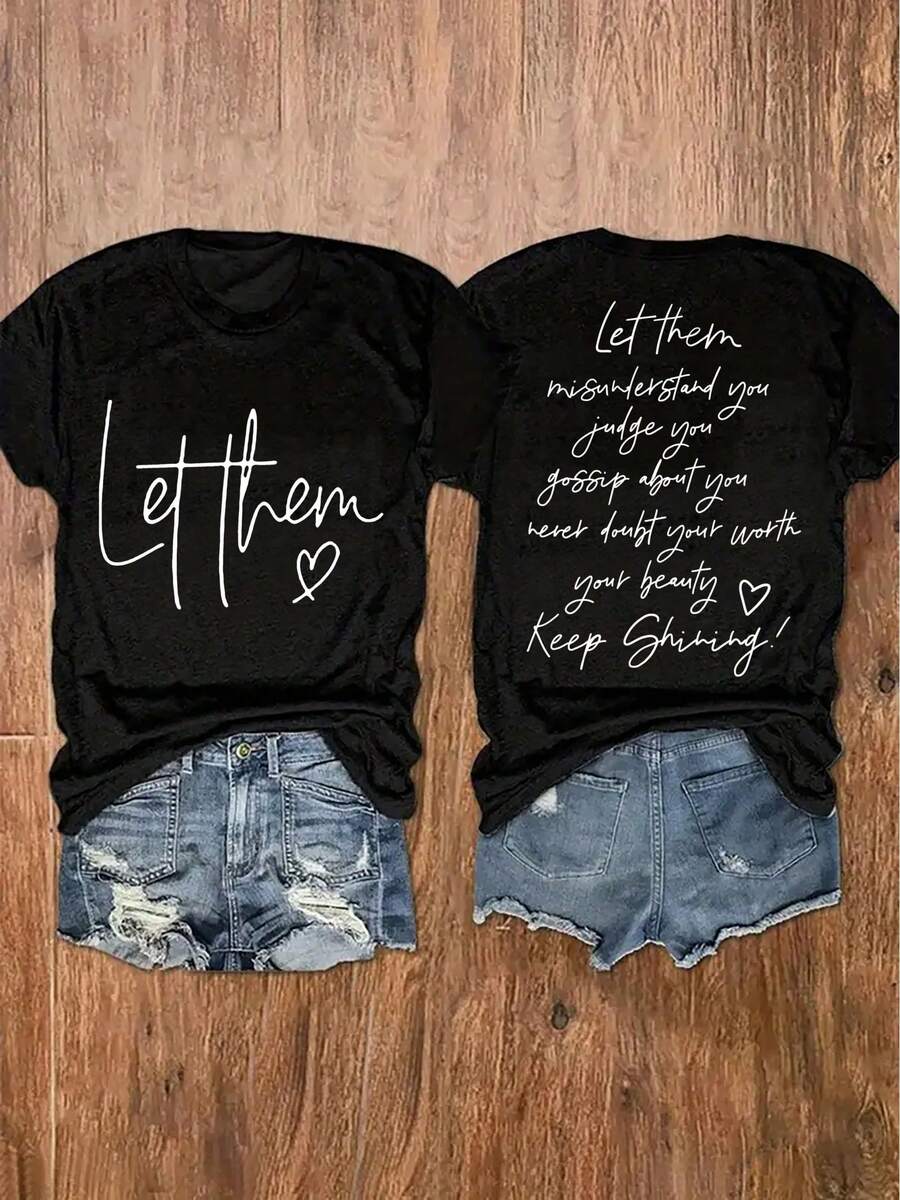 Women T-Shirts - Black - View 1