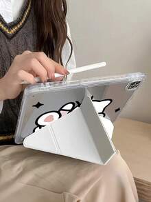 SANRIO Ốp lưng Hello Kitty dễ thương với chức năng tự động bật/tắt màn hình và giá đỡ, bảo vệ màn hình, tương thích với iPad thế hệ thứ 10 (10.9 inch), thế hệ thứ 9/8/7 (10.2 inch), iPad Air 5/4 (10.9 inch), iPad Pro (11 inch). - Nhiều màu - Xem 4