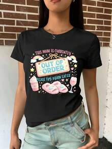Women T-Shirts - Black - View 2