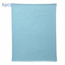 Paño de limpieza de microfibra ultrafina con patrón de escamas de pez, toalla de pulido de vidrio sin pelusas y sin rayas, trapos de limpieza reutilizables adecuados para cocina, baño, automóvil, acero inoxidable, ventanas y espejos, con gran absorción, duradero y fácil de limpiar, disponible en varios colores - Multicolor - Ver 9
