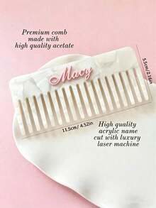 1pc Elegant Vintage Pearl Decorated Hair Comb, Unique Hair Accessory, Perfect Gift For Women - Multicolor - View 7