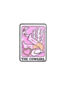 1 chiếc ghim cài áo hình cô gái cao bồi bằng men, ghim cài bài Tarot, ghim cài ve áo hình cây thông, huy hiệu cài trên ba lô, phụ kiện quần áo, trang sức thời trang, quà tặng bạn bè. - Hồng - Xem 13