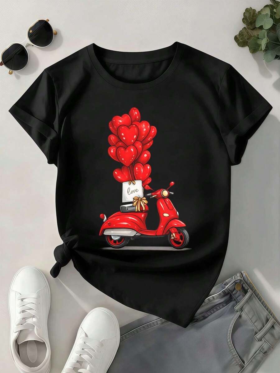 Women T-Shirts - Black - View 1