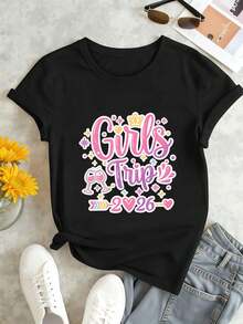 Women T-Shirts - Black - View 1