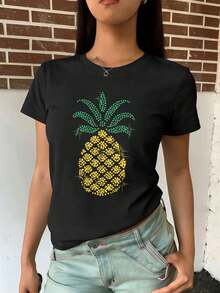 Women T-Shirts - Black - View 2