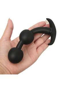 1 Peça Plug Anal Inflável de Silicone com Bomba, Contas de Aço Embutidas, Pressão Ajustável, Design Macio, Brinquedo Corporal Adulto Treinador Anal de Silicone, Plug Anal Inflável, Estimulador de Brincadeira Anal Neutra, Adequado para Casais, Massagem Prostática e Prazer - Plug anal inflável - Visão 6