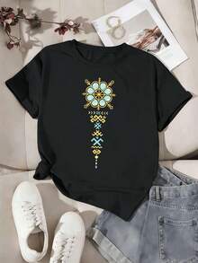 Women T-Shirts - Black - View 2
