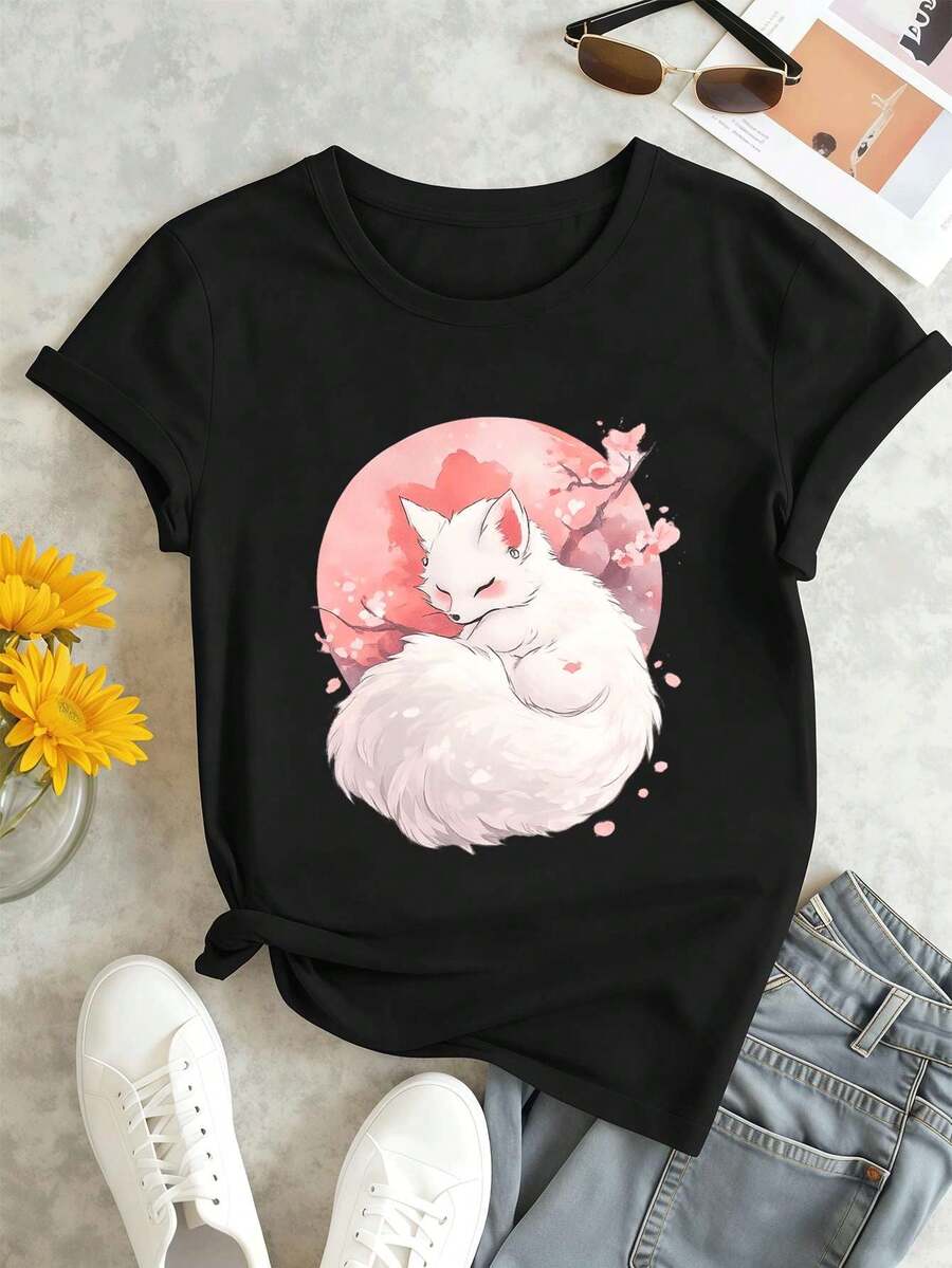 Women T-Shirts - Black - View 1