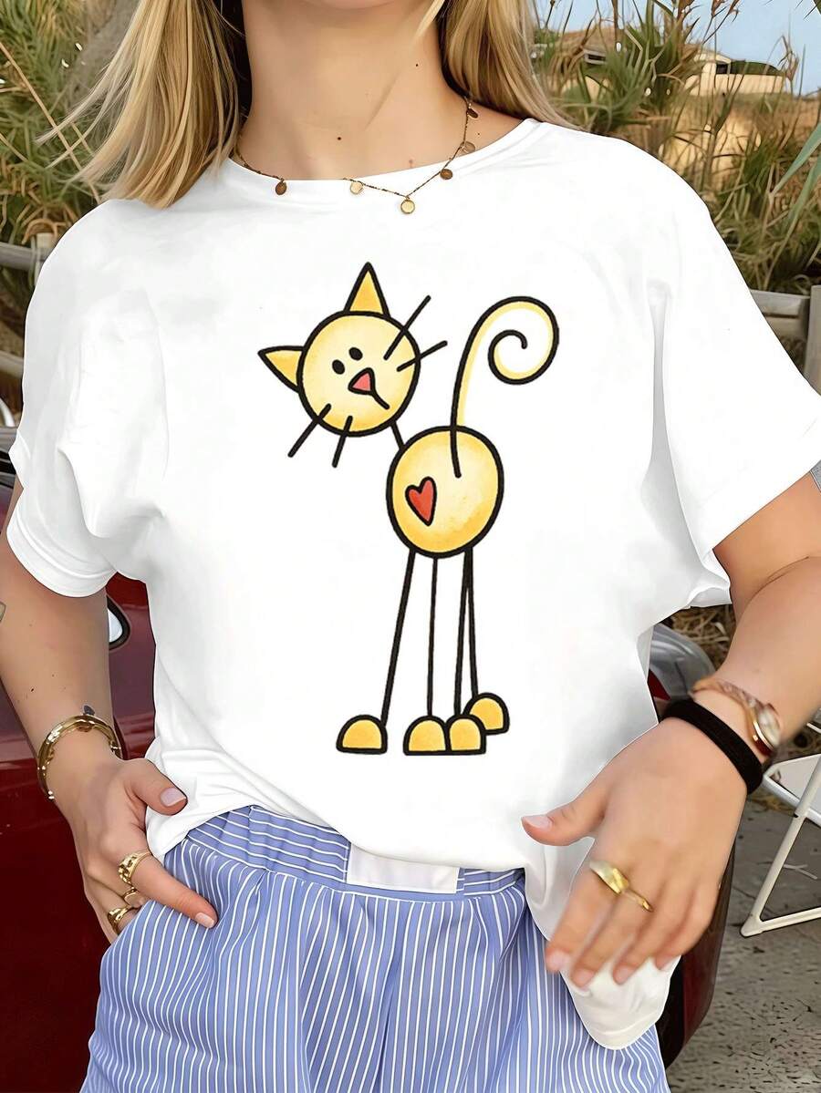Women T-Shirts - White - View 1