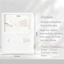 Album ảnh trong suốt dung lượng lớn, album lưu trữ ảnh 3"/5", album ảnh di động dạng ghép ảnh, album lưu trữ đa chức năng giúp dễ dàng sắp xếp và lưu giữ những kỷ niệm quý giá, album ảnh PP chống thấm nước và chống bụi 160/84 ngăn đựng ảnh, vé phim/vé tàu, bưu thiếp, thẻ K-Pop. - Thường xuyên - Xem 10