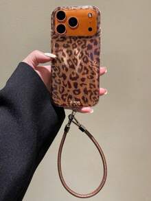 Golden Brown Leopard Print
