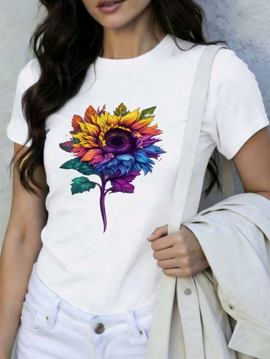 Women T-Shirts - White - View 1