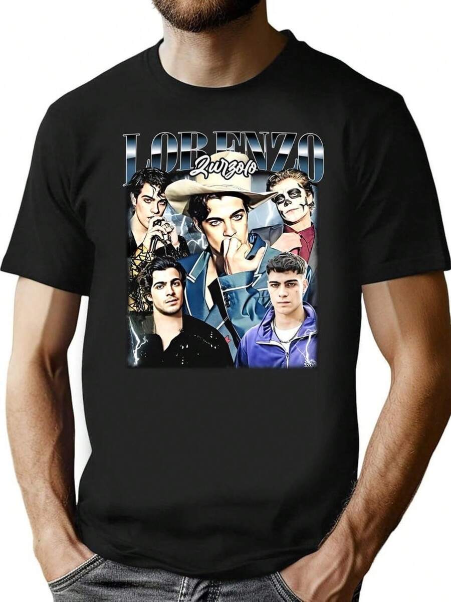 Unisex T-shirt Zurzolo Vintage Skjorta Present för Kvinna och Man Svart T-shirt herr-t-shirts herrkläder herrset herr-t-shirt herrartiklar vardagsklänningar för kvinnor damset eleganta blusar dam-t-shirts damklänning - Svart - Visa 1