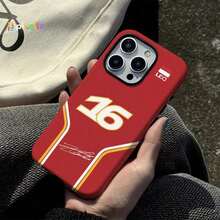 1pc Dual-Layer Protective Bohemian Style Phone Case, F1 No.16 Pattern, Fit For 17 Pro Max, 16 Pro Max, 15 P, 13, 11, 12, XS, 8 Plus, 7, 17 Pro Max, Air - 2 In 1 Holiday Special Offer  Phone Case Yellow 17 Pro Max Case Mag  Case 14 Plus Cases - Đỏ 2 - Xem 8