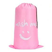 1pc Travel Laundry Bag, Clothes Storage Organizer, Large Capacity Portable Drawstring Bag, Waterproof Nylon Mesh Storage Container, Essential Travel Accessories Packing Organizer, Lightweight Foldable Garment Bag, Home Organization Solution, Multi-Purpose Portable Storage Bag, Quick Dry Laundry Hamper, Convenient Travel Gear Bag - View 10