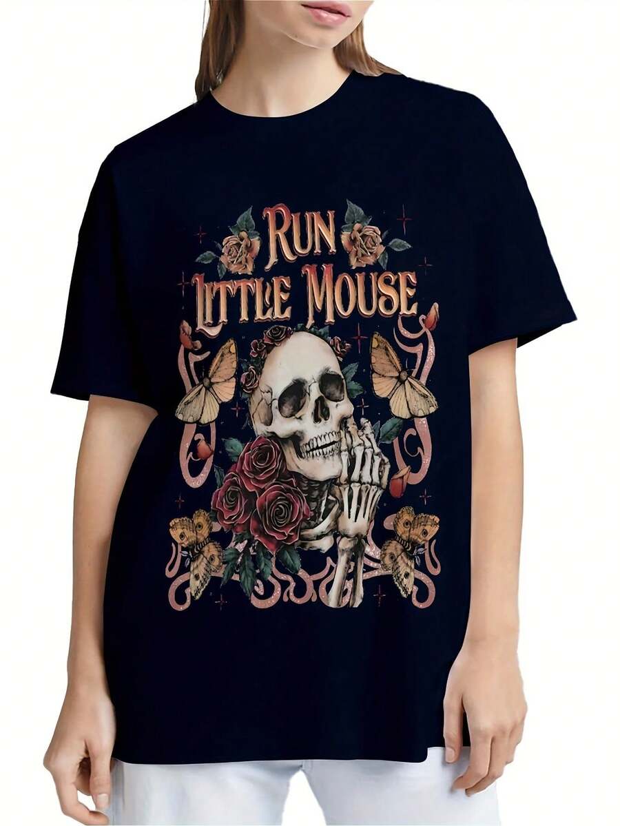 Women T-Shirts - 黑色 - 查看 1