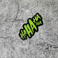 1pc HAHAHA Waterproof Cartoon Sticker | Funny Black And White Design, Easy To Paste, Scratch-Resistant, Suitable For Tablet, Motorcycle, Car, Bicycle And Electric Vehicle | Self-Adhesive, Glossy, Durable Decoration - 1 pcs - View 8