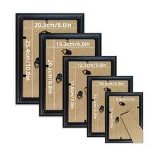 10pcs Vintage Style Decorative Photo Frames, Available In Gold Or Silver Color, Fits 3.5x5/4x6/5x7/6x8/8x10 Inch Photos Or Artwork, Suitable For Desktop Display Or Wall Hanging, Ideal For Children's Birthday, Pets, Family Portraits, Mother's Day Gifts, Portraits, Bedroom, Living Room Home Decor, Enhances Ambiance - 10Pcs - View 5