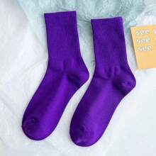 5 Piars Color Women Men Sport Socks For Cycling Running - Multicolor - View 5