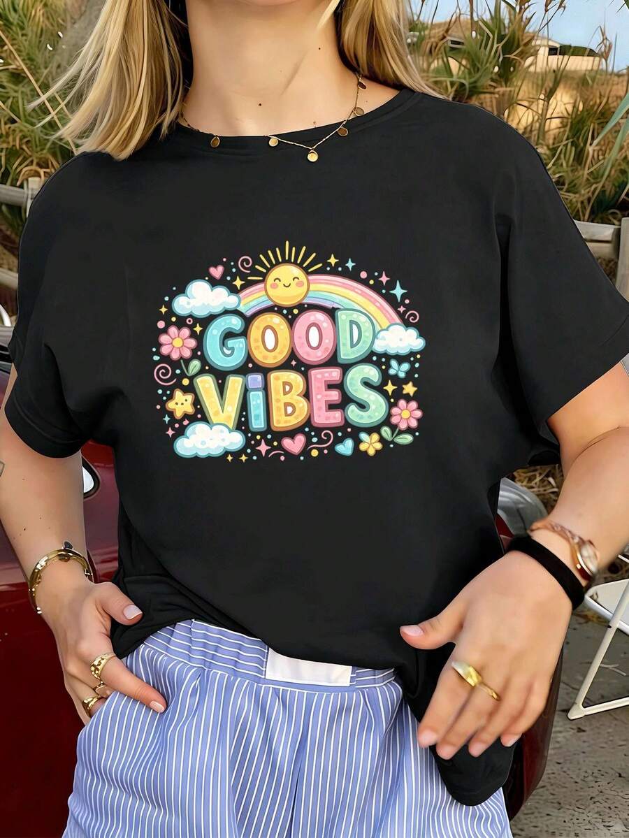 Women T-Shirts - Black - View 1