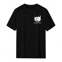 Mens Clothes;Summer TopsSuicideboy Short Sleeved Suicideboy G59 Pullover, Suicideboy Merch SuicidebuyFan Gift Pullover, Street Wear, Suitable For Both Men And Women, T-Shirt Top, Men's Wearsummer Outfits FODR - màu đen - Xem 2