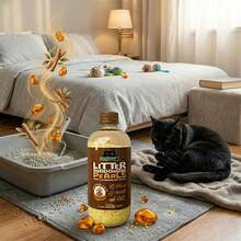Perlas Aromáticas para Arena de Gato Biodegradables, Control de Olores, Fragancia Premium Sándalo Ámbar, Lavanda Vainilla o Verbena Manzanilla. (2 piezas Lavanda Vainilla) - 3 PIEZAS SURTIDAS - Ver 9