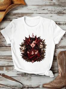 Women T-Shirts - White - View 2