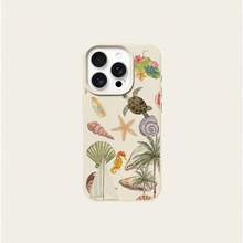1 pièce Étui de téléphone en matériau TPU Motif frais et guérisseur d'île et de cocotier Compatible avec Iphone 17 Pro Max/17/16 Pro Max/15/13/12/11, S20 FE/A15/S24/A55, Note 11/Note 12/Note 13 Pro, Couverture complète Anti-chute Étui de protection souple pour téléphone - Blanc - Voir 5