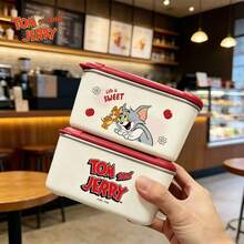 TOM AND JERRY. 猫鼠午餐盒微波炉加热办公人员水果午餐盒减脂餐盒便携包 - 彩色 - 查看 5