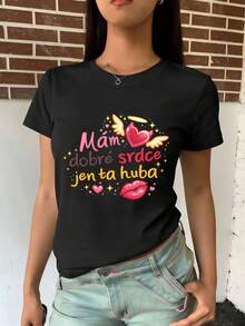 Women T-Shirts - Black - View 2