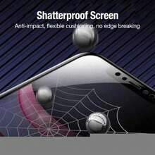 5 piezas Protector de pantalla mate de cobertura completa, protección de borde mejorada, anti-espía, anti-arañazos, anti-golpes, fácil instalación sin burbujas, compatible con iPhone 17 Pro Max/17 Air/16 Pro Max/16 Plus/15 Pro Max/14/13/12/11/XS/XR Series - Negro - Ver 5
