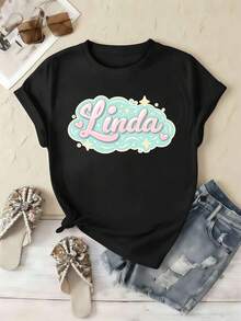 Women T-Shirts - Black - View 2
