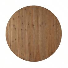 LITTLE TREE Farmhouse Round Dining Table, 120cm Solid Wood Table With Curved Legs, 4-6 Person Easy Assembly Kitchen Table In Brown For Home Indoor Use - Brown - View 9