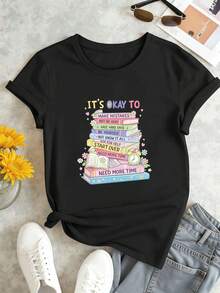 Women T-Shirts - Black - View 2