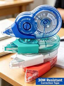 30M/Piece Drop-Resistant Correction Tape, Large Capacity PET Refill, Smooth Eraser Tape For Students, Back To School - Multiple Options Available - View 8