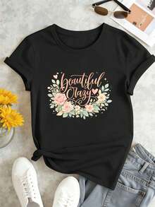 Women T-Shirts - Black - View 2