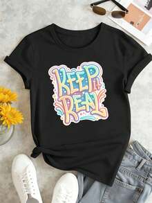 Women T-Shirts - Black - View 2