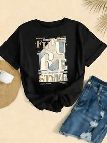 Women T-Shirts - Black - View 2