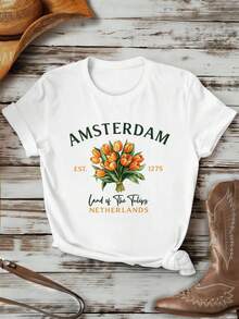 Women T-Shirts - White - View 1