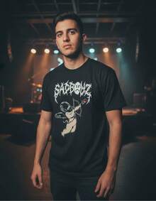 Playera Sad Boyz X Life Tour 2025 Junior H - Mlhj-0021 - Negro - Ver 4
