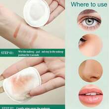 100pcs/300pcs/600pcs Disposable Round Makeup Remover Pads, 6*6cm, For Face Care, Makeup, Skincare, Home Or Travel Use, Skincare, Living Room, Home, Bedroom, Bathroom, Travel Supplies, Wedding, Party, Birthday, Men's Gift, Mom, Dad, Friends, New Year, Accessories, Fun Gift, Random Outer Packaging - Multicolor - View 7